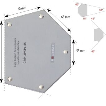 Magnetyczny uchwyt spawalniczy udźwig: 33kg