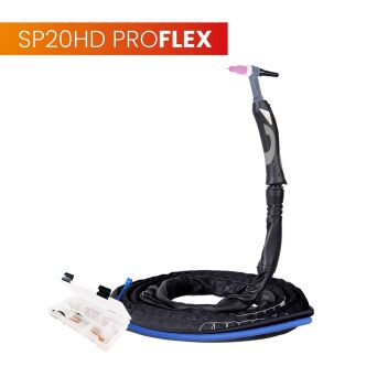 Uchwyt TIG 20HD, 4m, seria ProFLEX, mini 1B, pakiet U, przyłącze pasujące do FRONIUS®