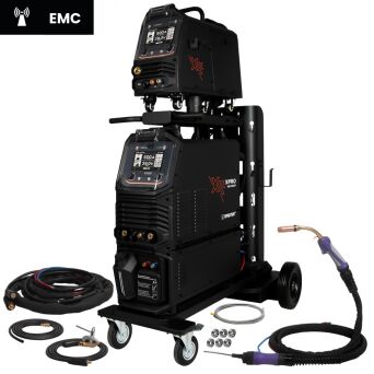 XPro MIG 500 DUAL PULSE [źródło, chłodnica, podajnik, wózek, przewód zespolony 10m]  pakiet