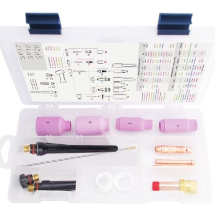 TIG BOX STANDARD 17/18/26 zestaw na elektrodę 2.4mm