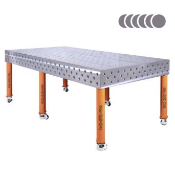 HERMES 3D 2400 x 1200 x 200 [6 nóg z kółkami L=620]