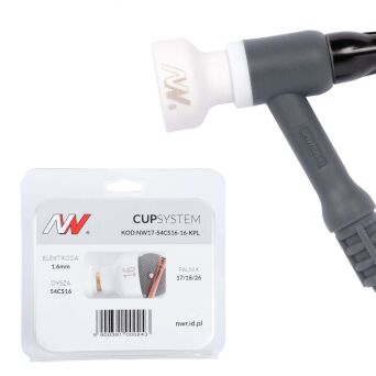 CUPSystem - zestaw 17/18/26 dysza kielich #16 [na elektrodę 1.6]