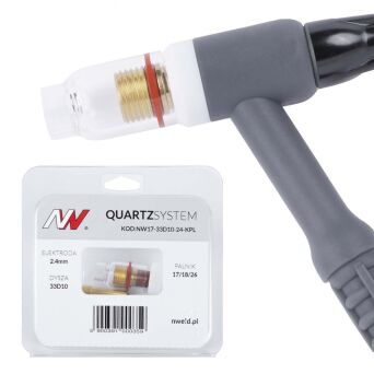 QUARTZSYSTEM – soczewka wersja krótka 17/18/26 [na elektrodę 2.4mm]