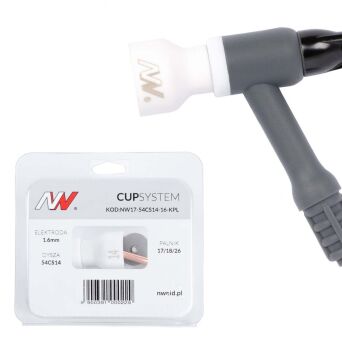 CUPSystem - zestaw 17/18/26 dysza kielich #14 [na elektrodę 1.6]