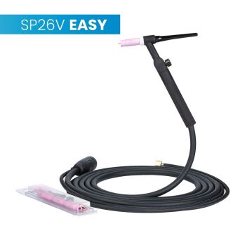 Uchwyt TIG 26V, 4m, seria Easy, pakiet D, SK35, 2m wężyka, nakrętka 1/4