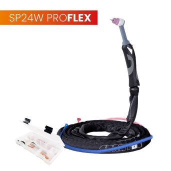 Uchwyt TIG 24W, 4m, seria ProFLEX, mini 1B, pakiet U, przyłącze pasujące do MAGNUM®