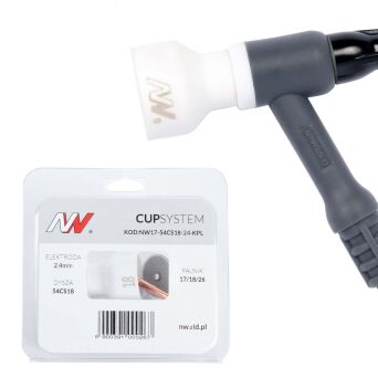 CUPSystem - zestaw 17/18/26 dysza kielich #18 [na elektrodę 2.4]