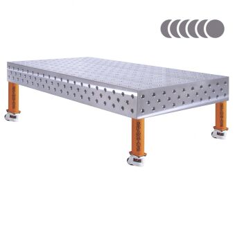 HERMES 3D 2000 x 1000 x 200 [4 nogi z kółkami L=350]