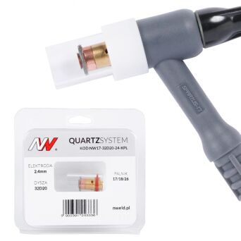 QUARTZSystem - mała soczewka dysza S 17/18/26 [na elektrodę 2.4mm]
