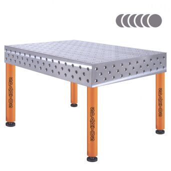 HERMES 3D 1500 x 1000 x 200 [4 nogi ze stopami L=620]