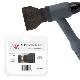 CUPSYSTEM Black - zestaw 17/18/26 dysza kielich #17 [na elektrodę 2.4]