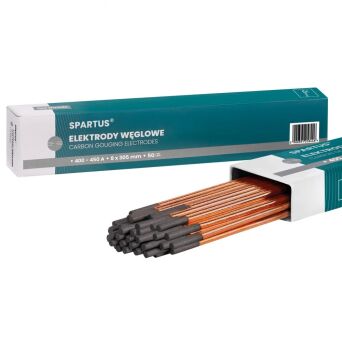 Elektroda węglowa do żłobienia 8.0 × 305 mm 400 - 450 A
