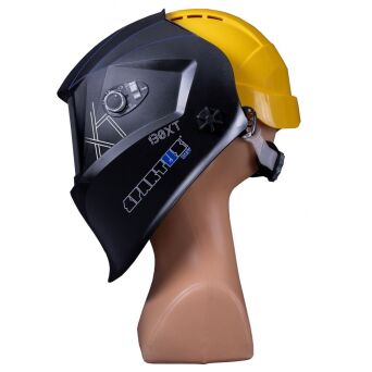 Przyłbica SPARTUS Easy 130XT (filtr true color)  z kaskiem i adapterem