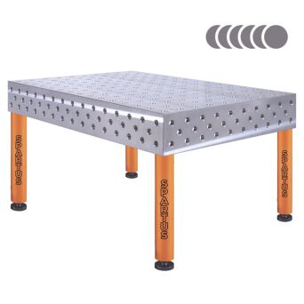 HERMES 3D 1500 x 1000 x 200 [4 nogi ze stopami L=550]