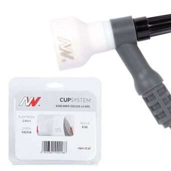 CUPSystem - zestaw 9/20 dysza kielich #18 [na elektrodę 2.4]