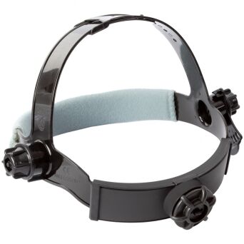 Nagłowie przeznaczone do przyłbicy spawalniczej z klapką