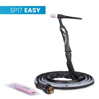 Uchwyt TIG 17, 4m, seria Easy, mini 1B, pakiet X, przyłącze EURO