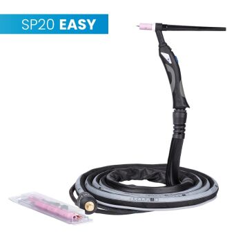 Uchwyt TIG 20, 4m, seria Easy, mini 1B, pakiet X, przyłącze pasujące do LINCOLN®