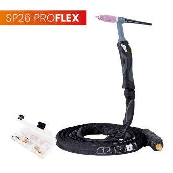 Uchwyt TIG 26, 4m, seria ProFLEX, 1B, pakiet U, SK35, 30cm wężyka, Rec6