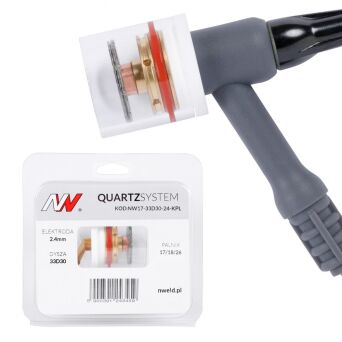 QUARTZSYSTEM - duża soczewka dysza S 17/18/26 [na elektrodę 2.4mm]