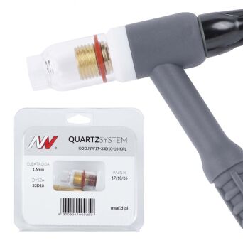 QUARTZSYSTEM – soczewka wersja krótka 17/18/26 [na elektrodę 1.6mm]
