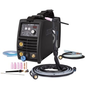 EasyTIG 205P DC  w pakiecie z uchwytem mini SPE 17 - 8m