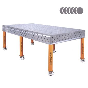 HERMES 3D 2400 x 1200 x 200 [6 nóg z kółkami L=550]