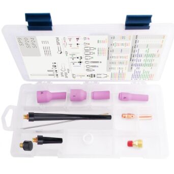 TIG BOX STANDARD 9/20 zestaw na elektrodę 1.6mm