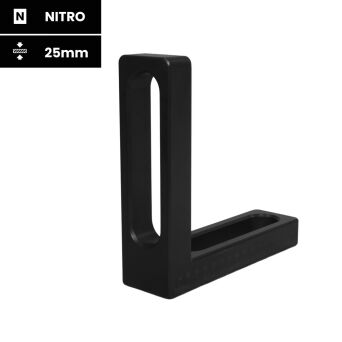 Kątownik 175x50x175mm slot/slot azotowany