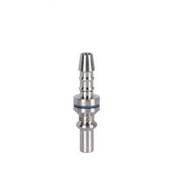 Złączka przyreduktorowa - wtyczka na wąż fi 6,3mm (tlen)