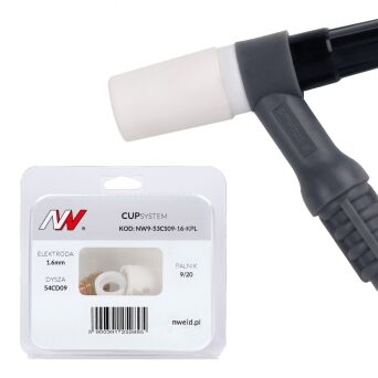 CUPSystem - zestaw 9/20 dysza kielich #9 [na elektrodę 1.6]