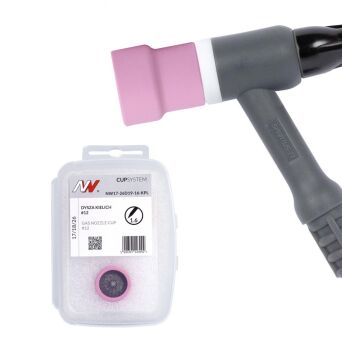 CUPSystem - zestaw 17/18/26 dysza kielich #12 [na elektrodę 1.6]