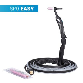 Uchwyt TIG 9, 4m, seria Easy, mini 1B, pakiet X, SK35, 30cm wężyka, Rec6
