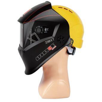 Przyłbica SPARTUS® Master 230XT (filtr true color) z kaskiem i adapterem