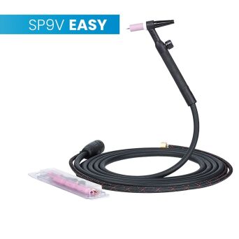 Uchwyt TIG 9V, 4m, seria Easy, pakiet D, SK35, 2m wężyka, nakrętka 1/4