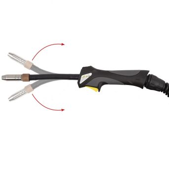 Uchwyt ręczny z giętkim palnikiem MIG 150F 4m seria SPARTUS Pro