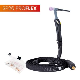 Uchwyt TIG 26, 4m, seria ProFLEX, 1B, pakiet U, przyłącze pasujące do LINCOLN®