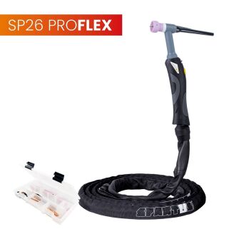Uchwyt TIG 26, 4m, seria ProFLEX, 1B, pakiet U, przyłącze pasujące do KEMPPI®