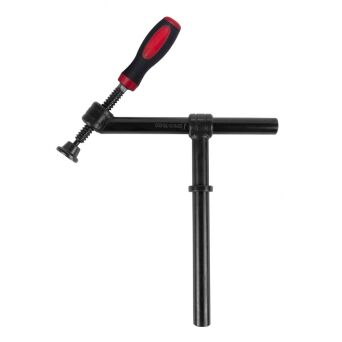 Zacisk śrubowy 45st. z uchwytem  300x300