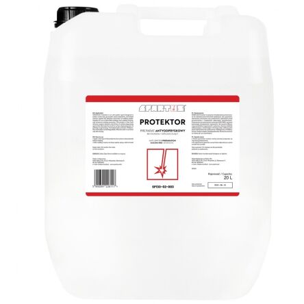 Płyn antyodpryskowy odtłuszczający SPARTUS Protektor 20l