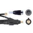 Uchwyt TIG 17, 4m, seria ProFLEX, mini 1B, pakiet U, przyłącze pasujące do EWM® - 2