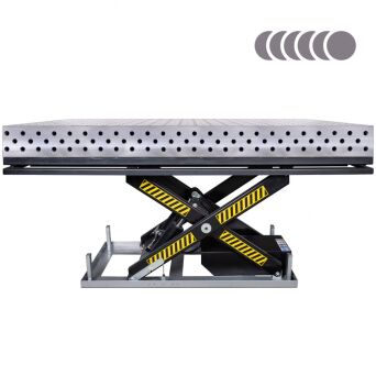 HERMES 3D stół spawalniczy 2400 x 1200  (na podnośniku elektrohydraulicznym)